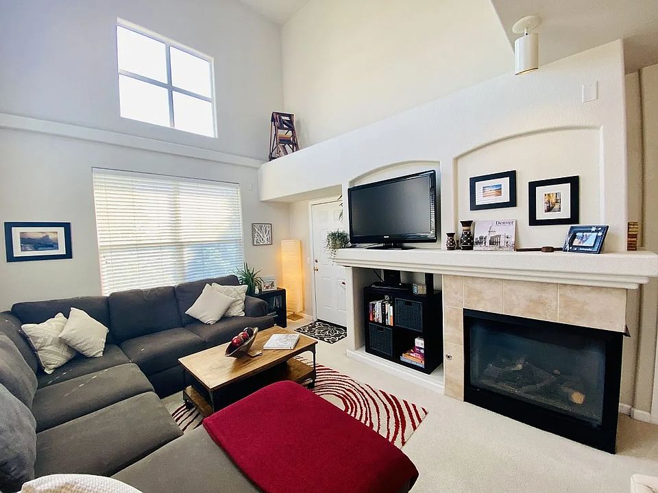 Living Room (staged; now with new hardwood floors)