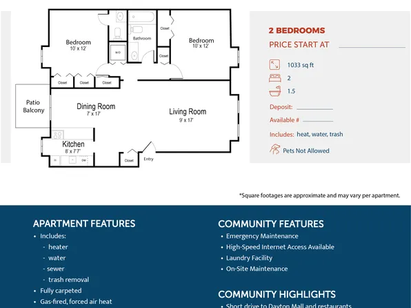 Foxboro Arms, 100 N Alex Rd APT D, Dayton, OH 45449