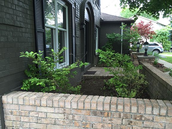 Front of house from corner