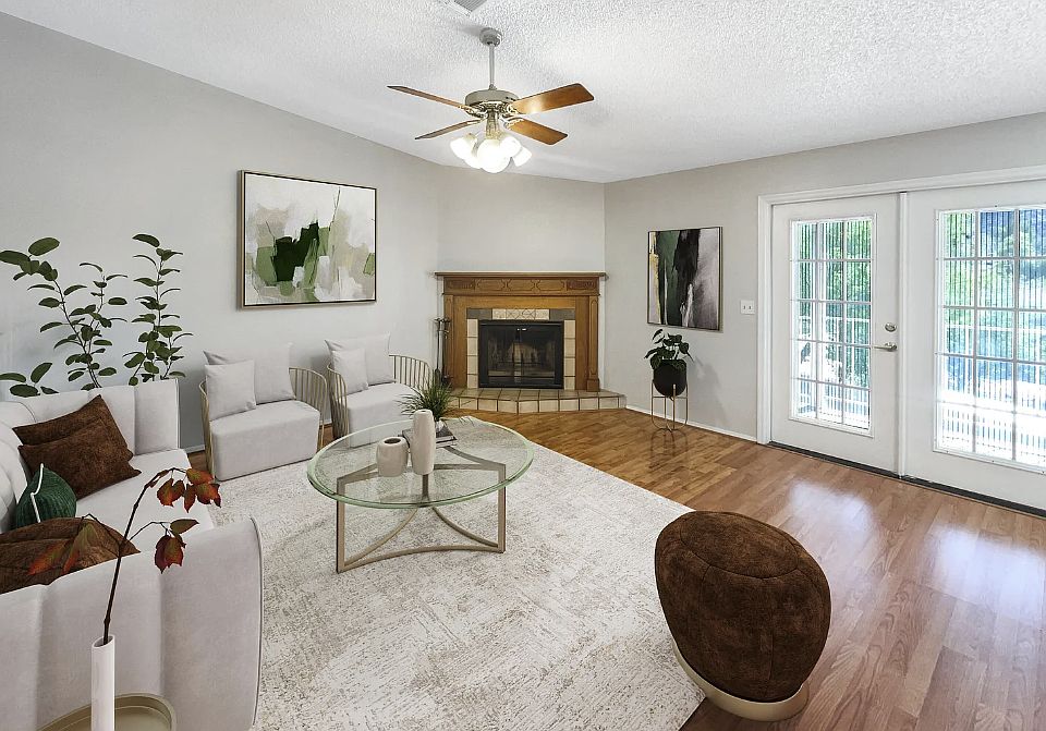 Artist's rendering of living room