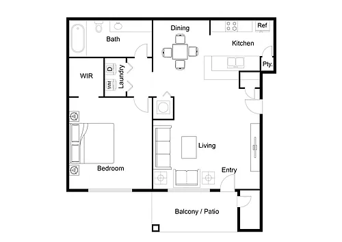 Floor plan The Laurel