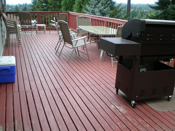 Back deck. Full size of the house