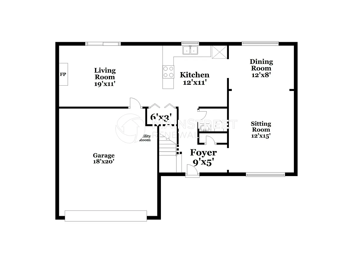 Floor Plan - 10307 Kiowa Dr