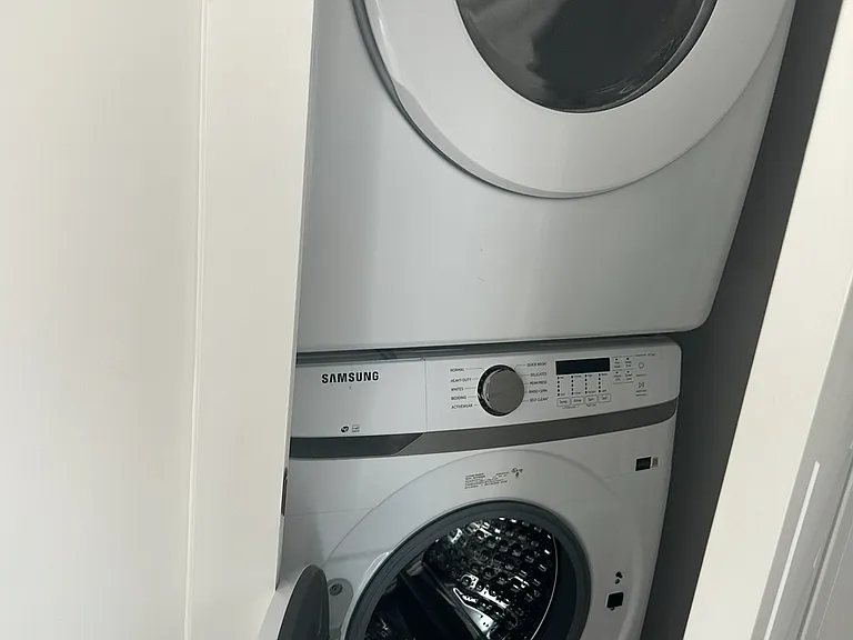 new washer and dryer included