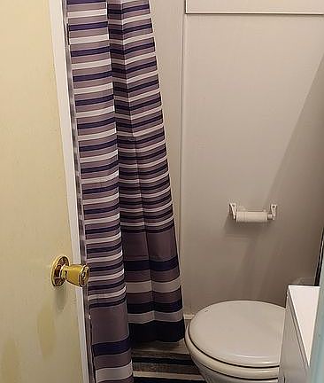 Shower on left, 