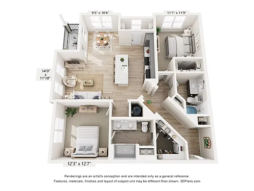 Floor plan Birdie