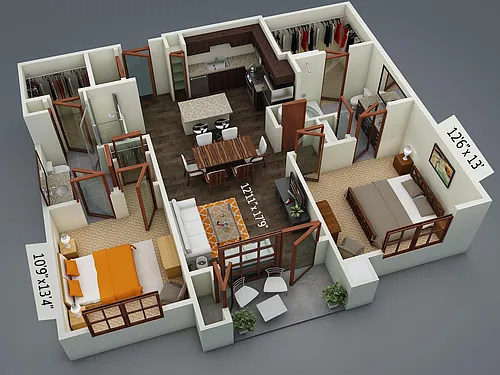 Floor plan B2