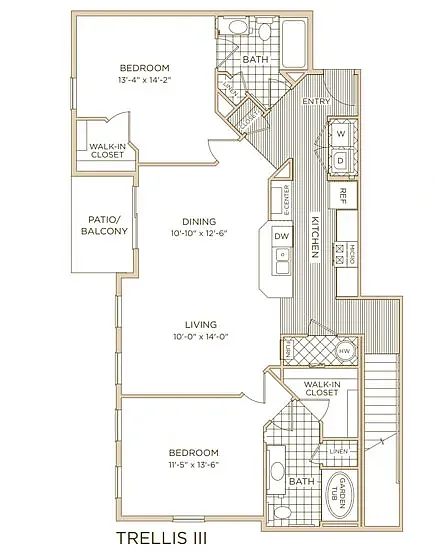 Floor plan Trellis III