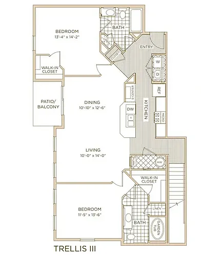 Floor plan Trellis III