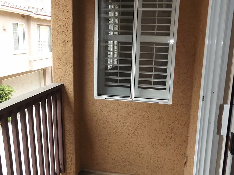 Rear balcony
