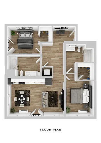 Floor plan Klipsan - 2 Bed A