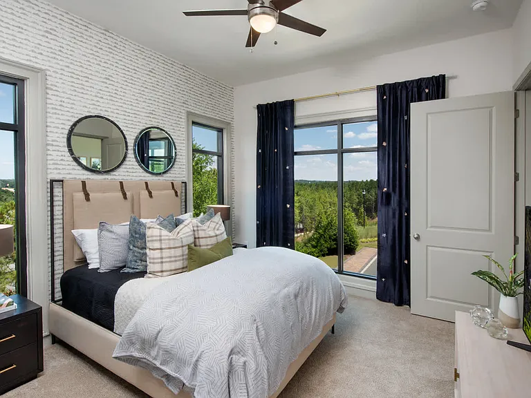 Carpeted Bedroom