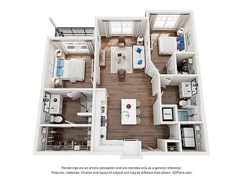 Floor plan B1