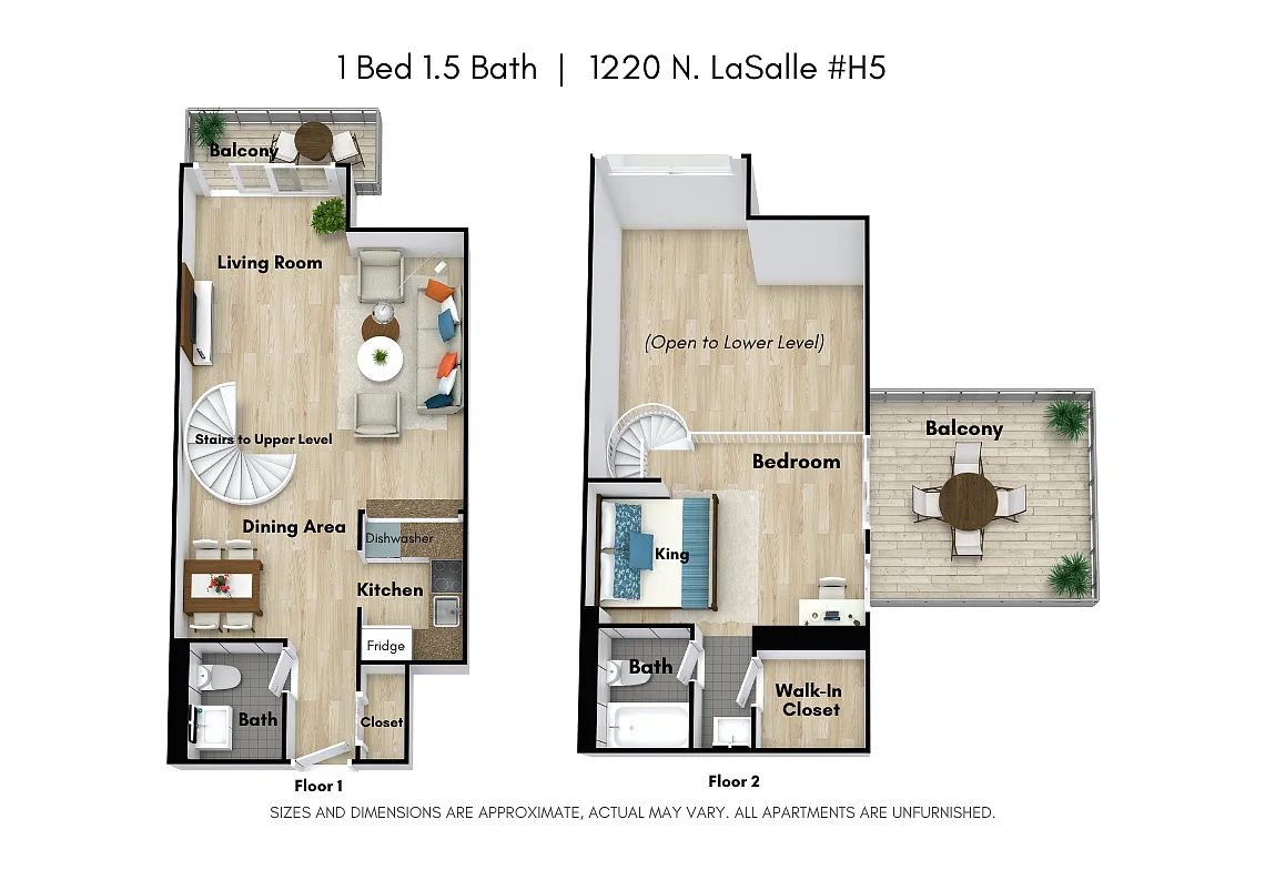 Floor plan One Bedroom
