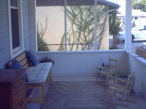 Inviting front porch