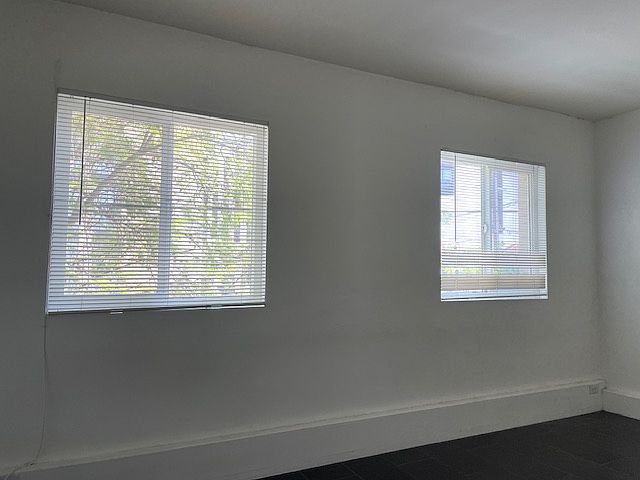 Front windows with view