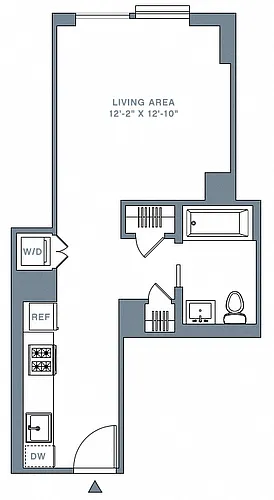 Floor plan Studio-5-31 D
