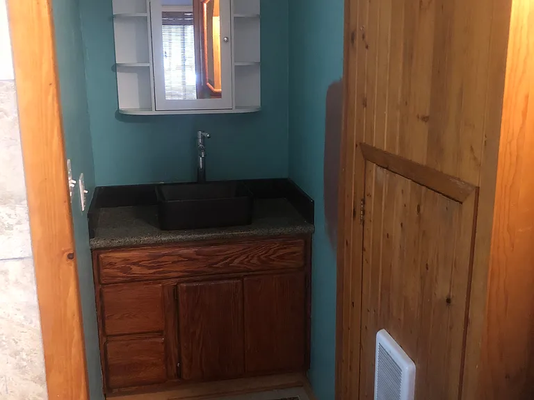 Bathroom vanity with lots of storage space