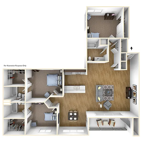 Floor plan 2X2