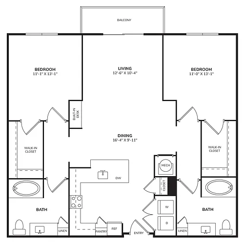 Floor plan Madison