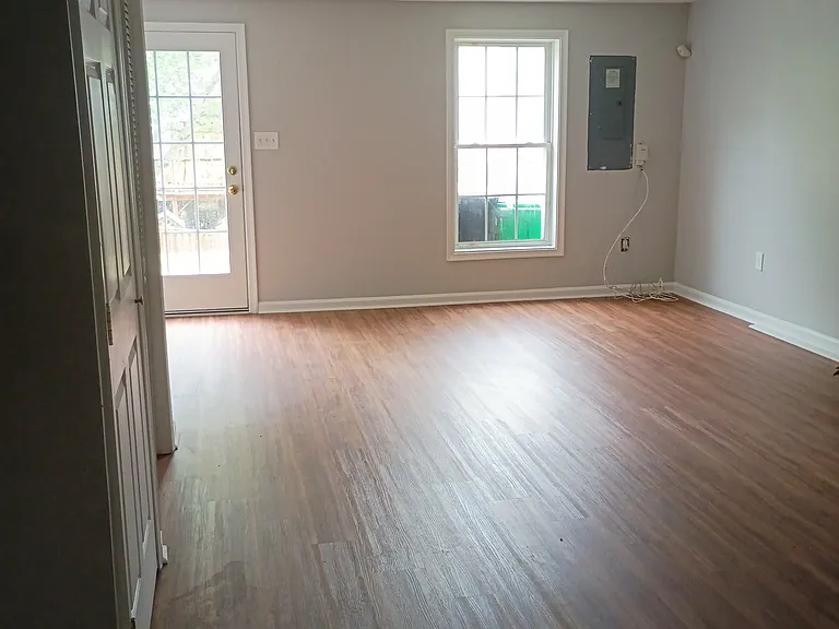 Lower-level family room walk-out basement