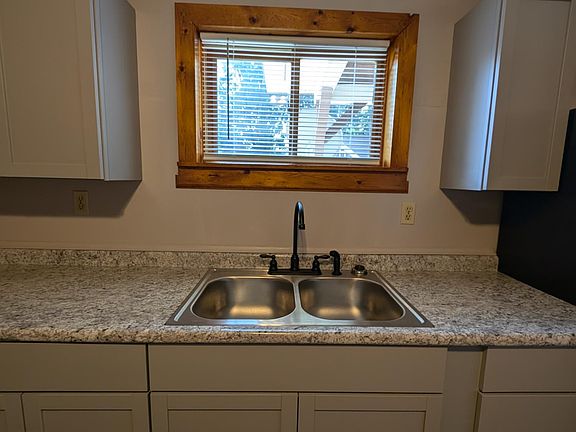 Sink with window above