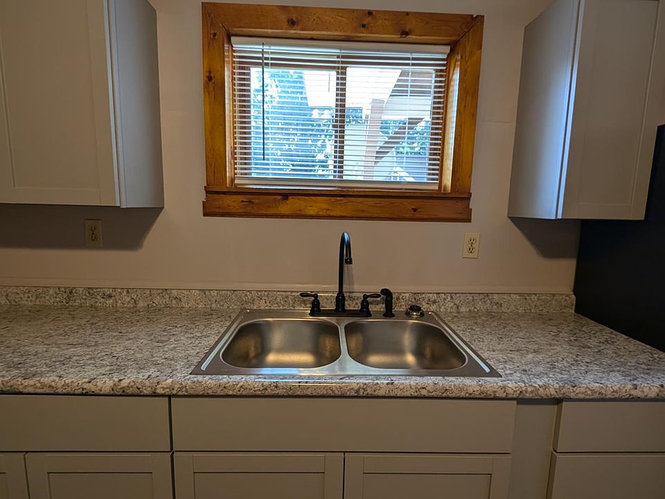 Sink with window above