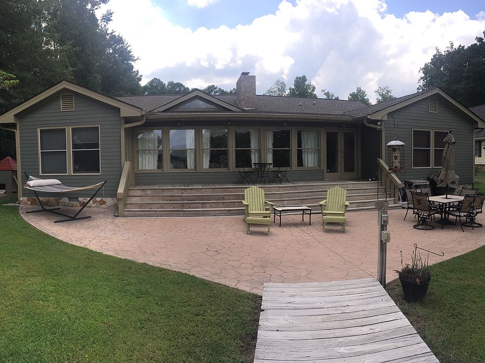 Back of house on lake front