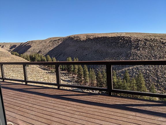 View of Lower Rock Creek. Hike and Bike Lower Rock Creek Trail from the home. Also views of Sierra, White Mountains and Owens Valley.