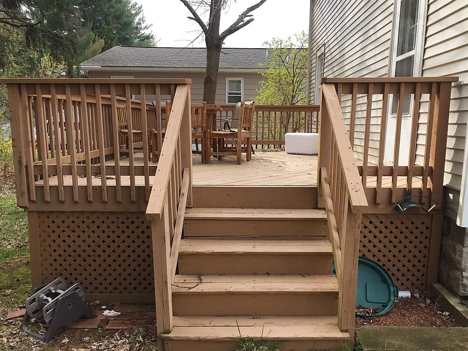 Rear deck