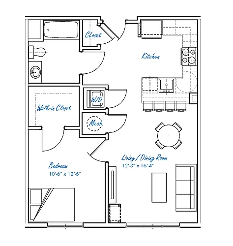 Floor plan A1A