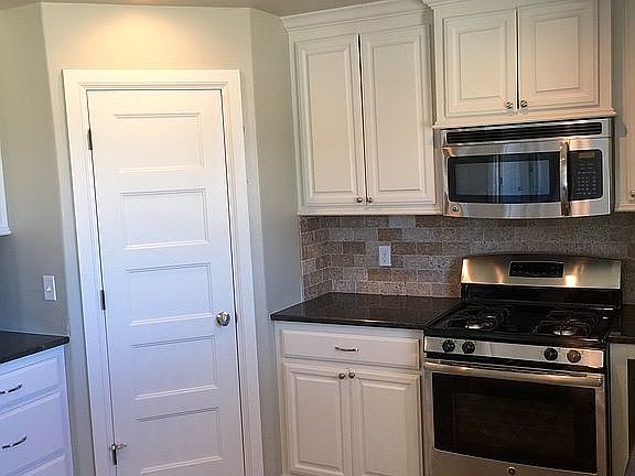 black and white kitchen