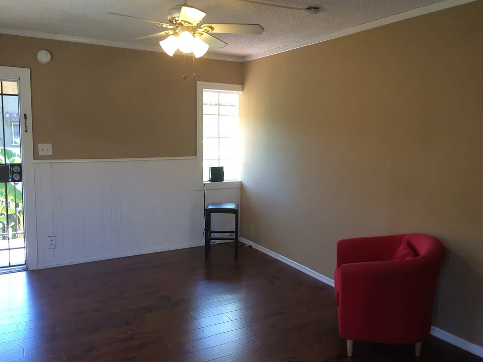 Spacious living rooms