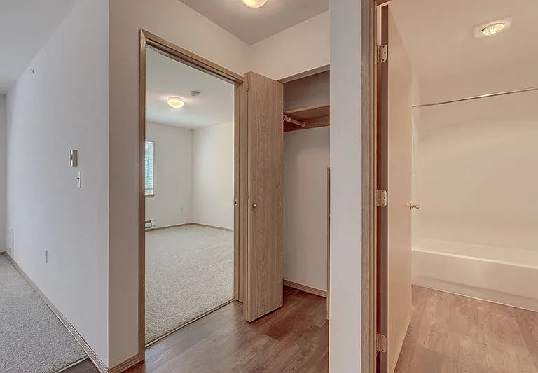One and Two Bedroom Floor Plans