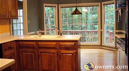 From kitchen looking toward breakfast nook