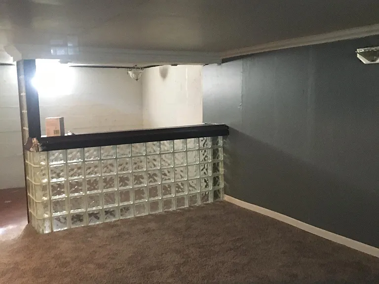 finished basement area