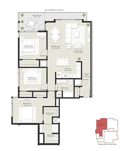 Floor plan 30B