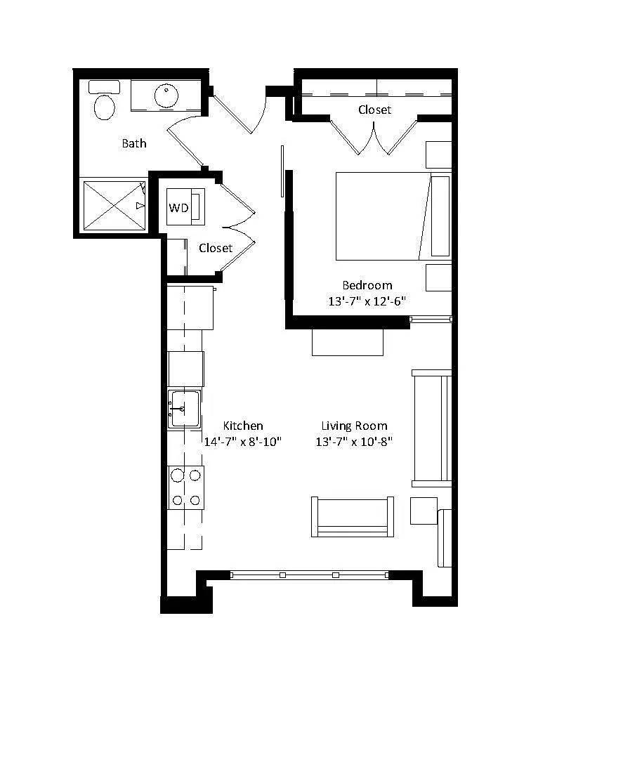 Floor plan Studio
