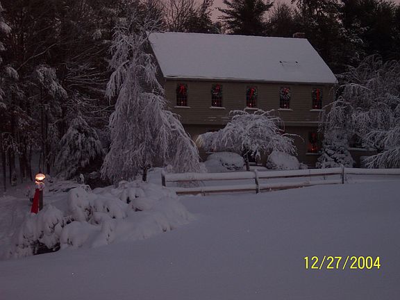 snowstorm at Christmas