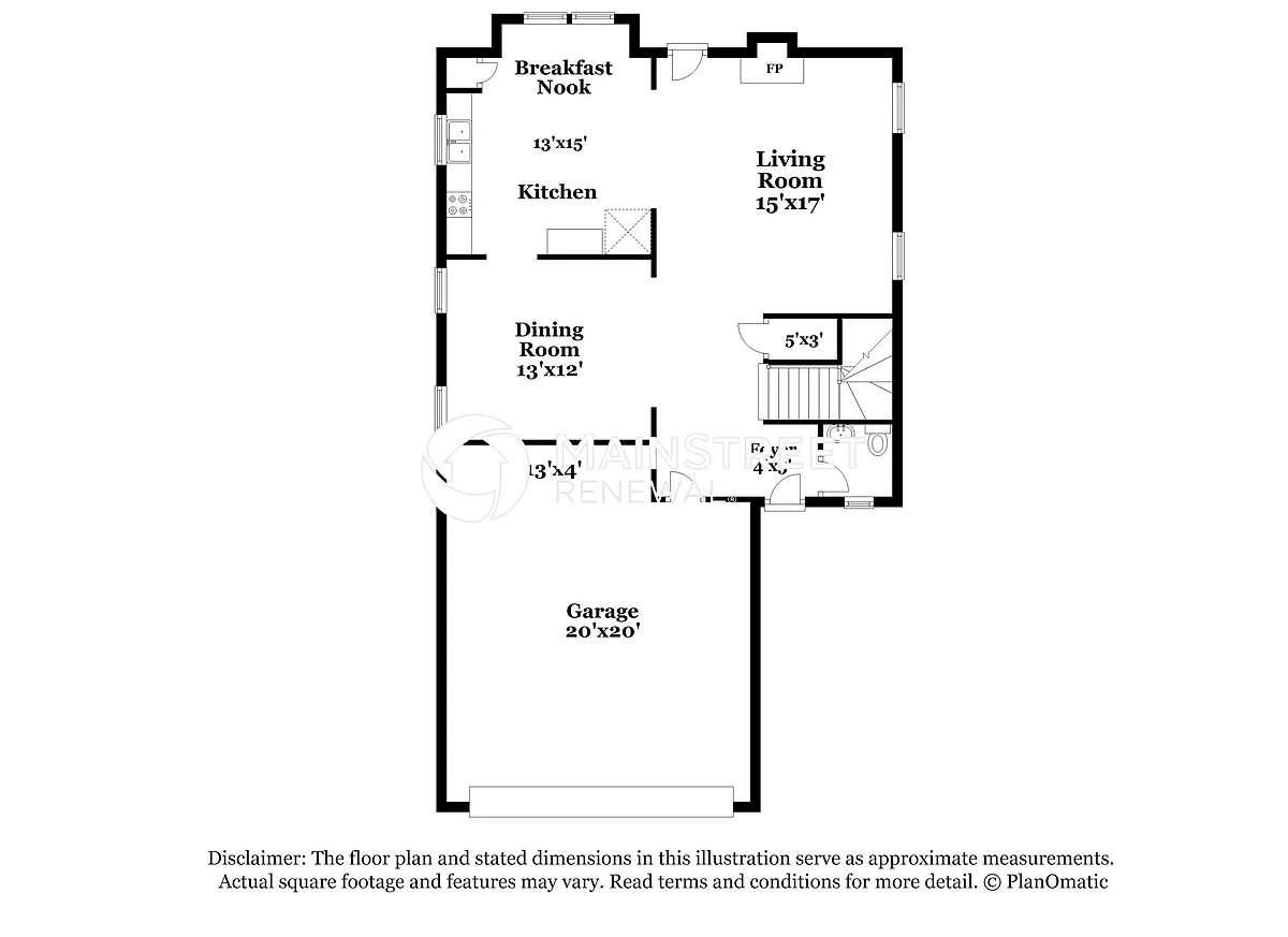 Floor Plan - 1405 Cricket Ridge Dr