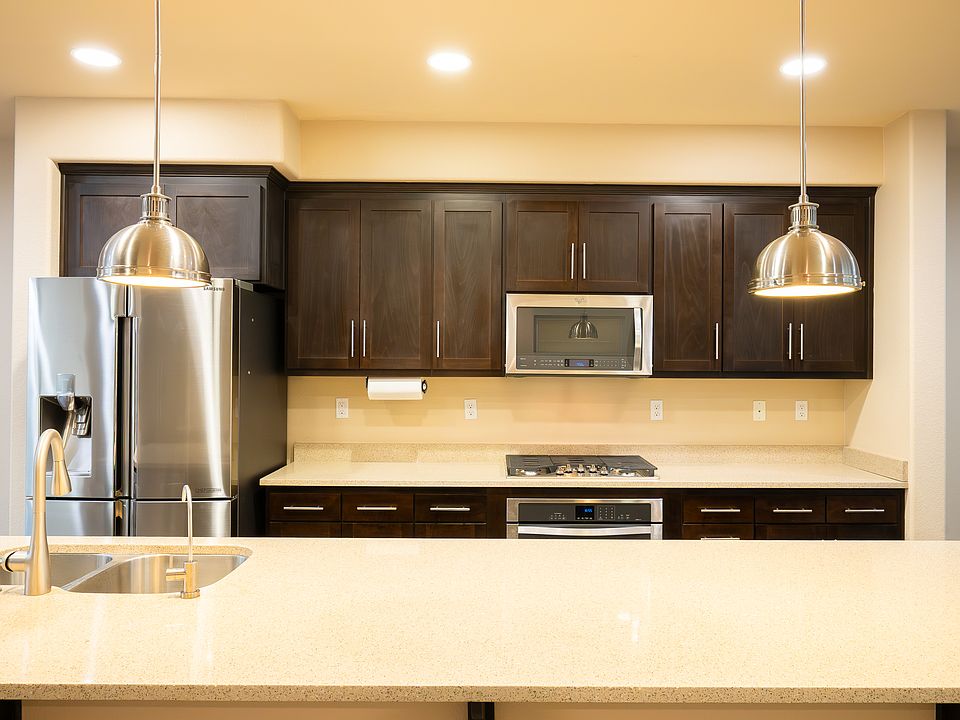 Kitchen, family room & living room