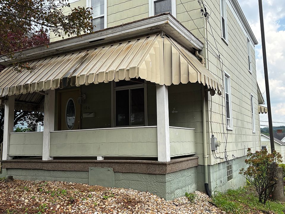Front of house with porch