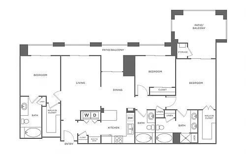 Floor plan Vail - Platinum Renovation