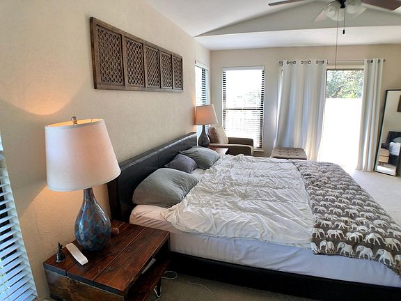 Bright, spacious master bedroom