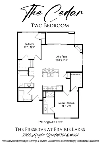 Floor plan Cedar