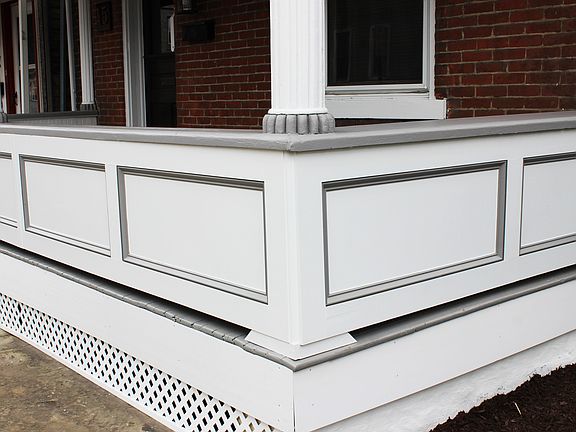 Custom wood panels added