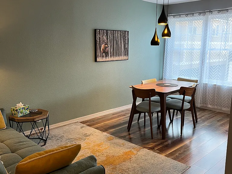 17 x 12 dining room on the main floor.