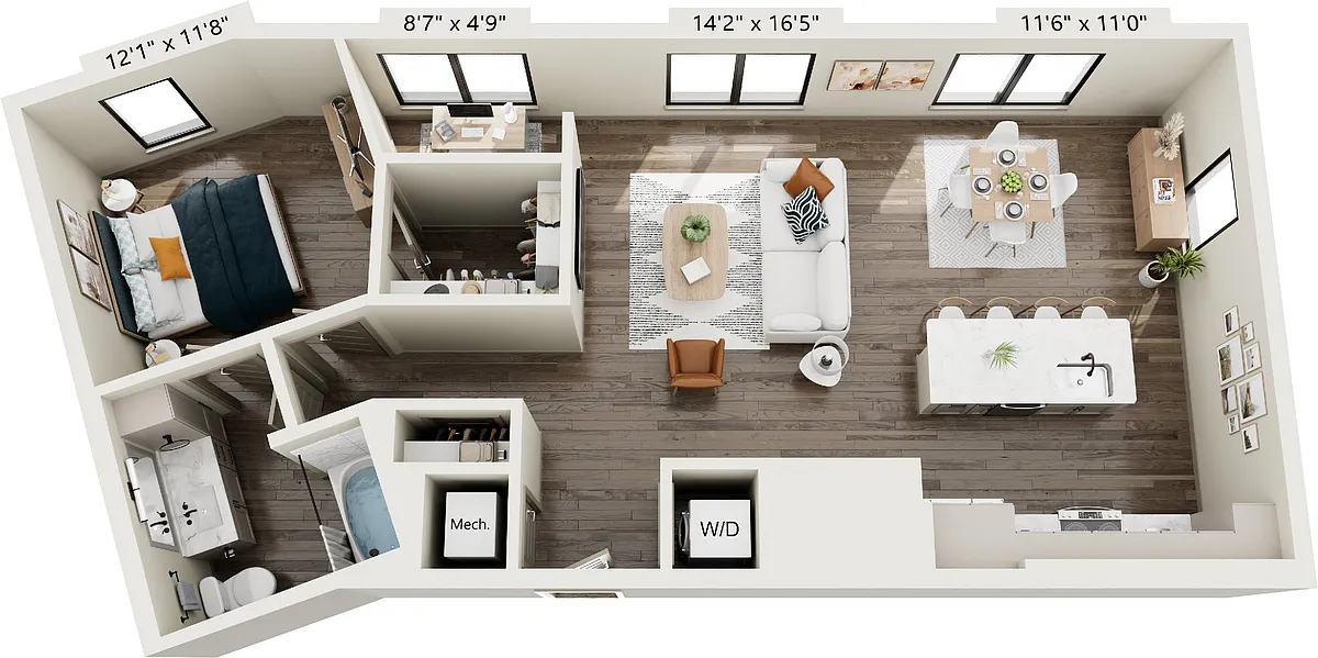 Floor plan A62