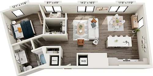 Floor plan A62