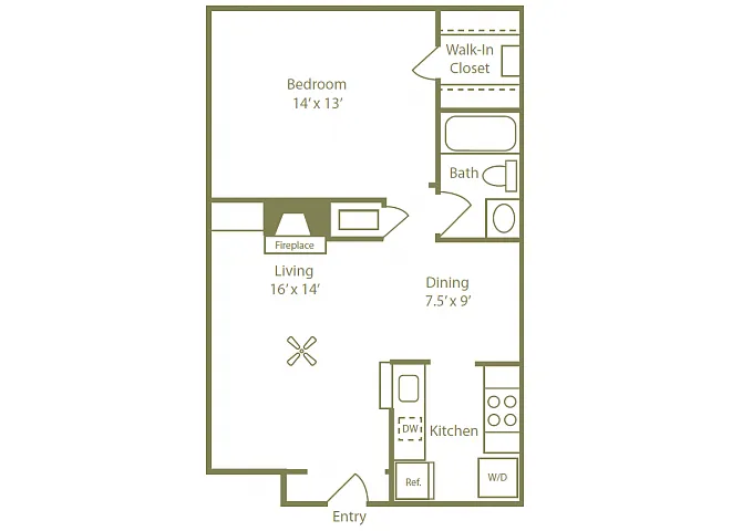 Floor plan Cypress - Townhome